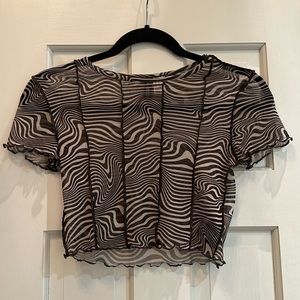 Dividend patterned top